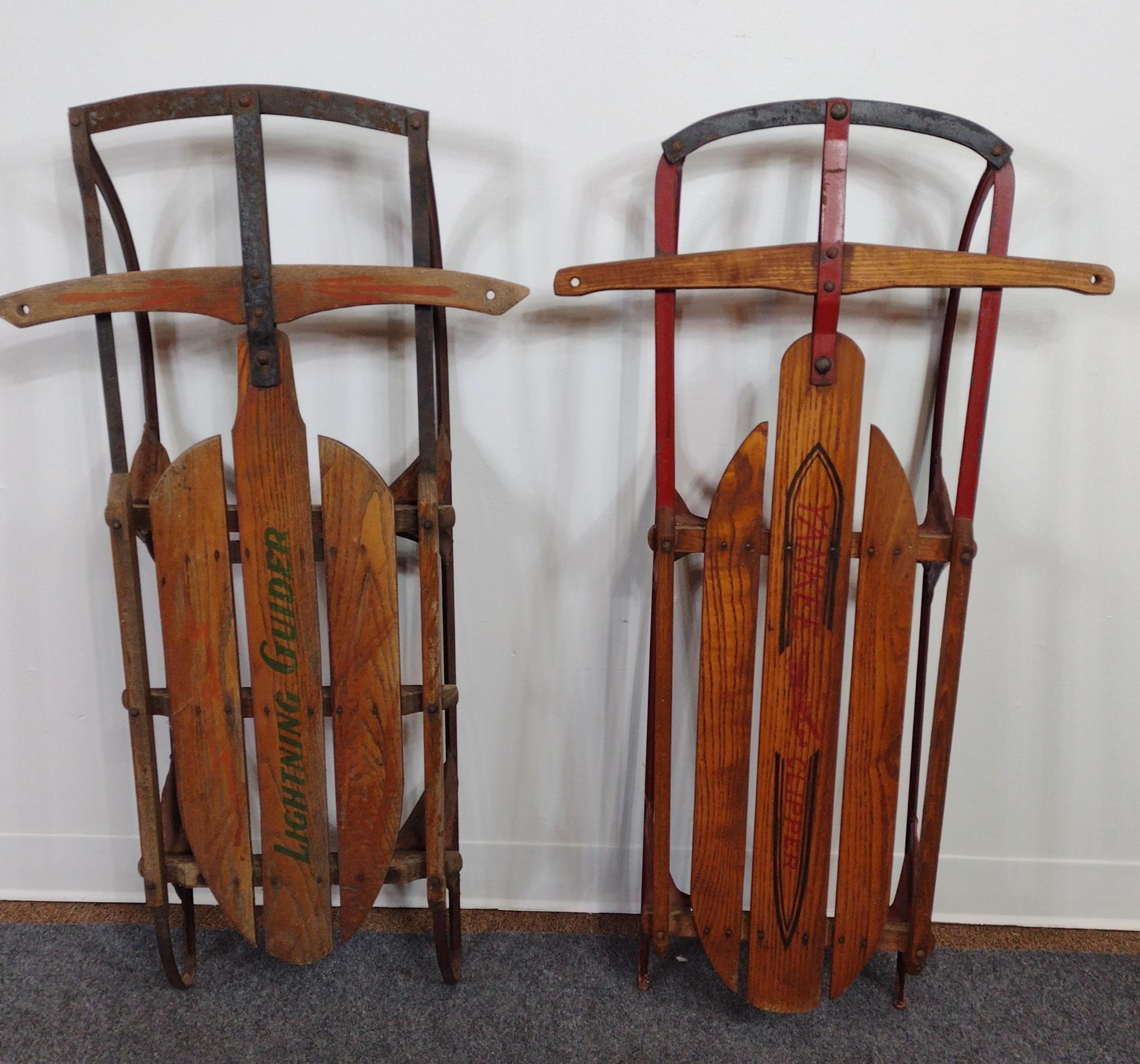 2 Vintage Sleighs