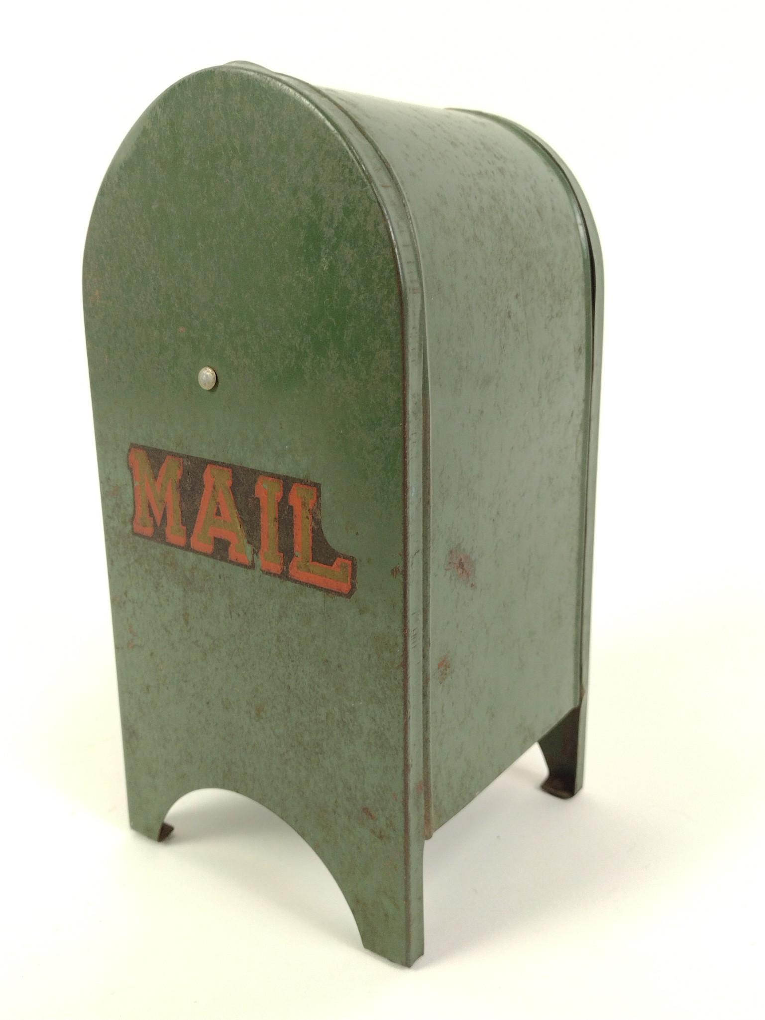 2 Antique Mailbox Banks
