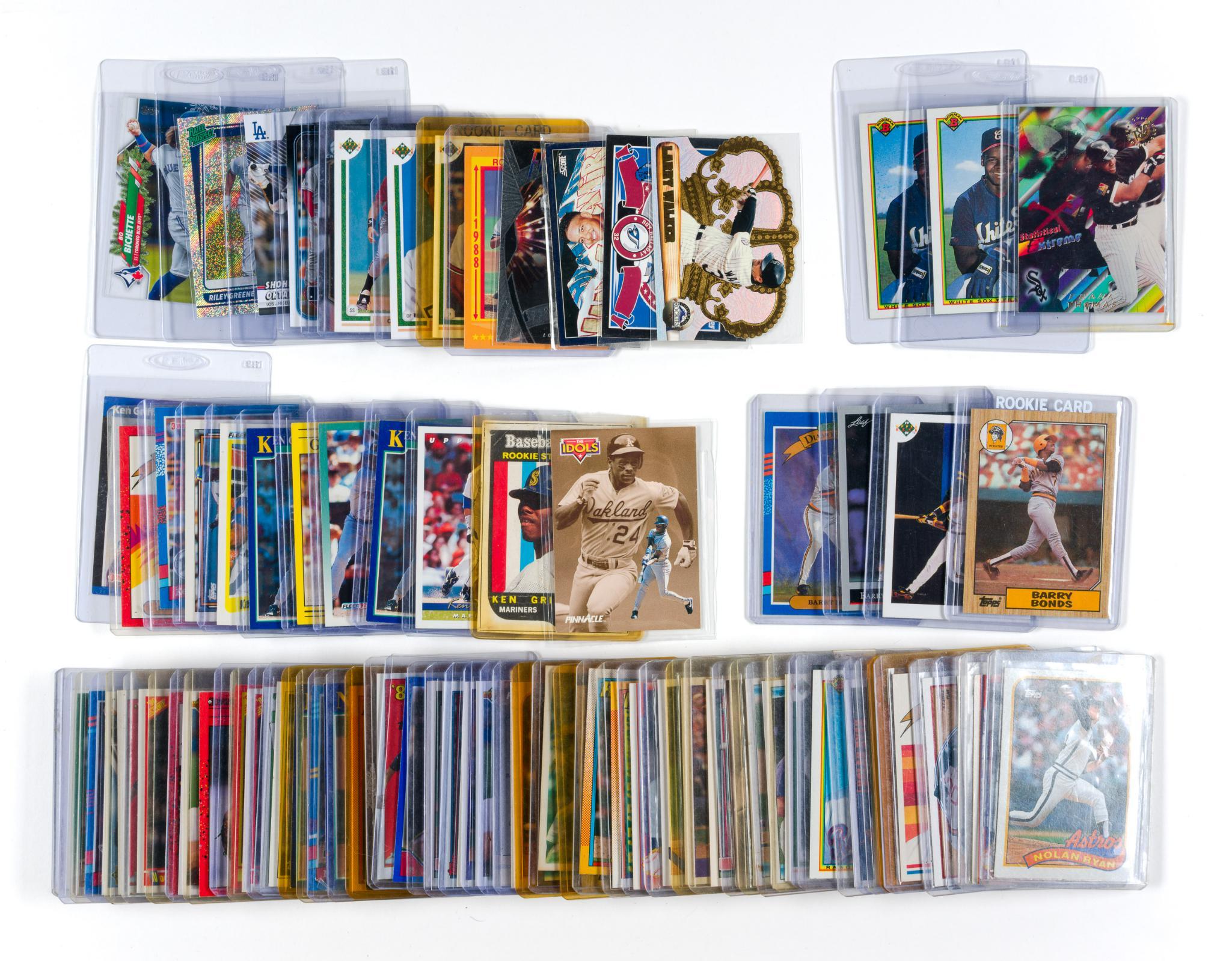 Approx. 80 Modern Baseball Cards Incl Barry Bond Rookie Card