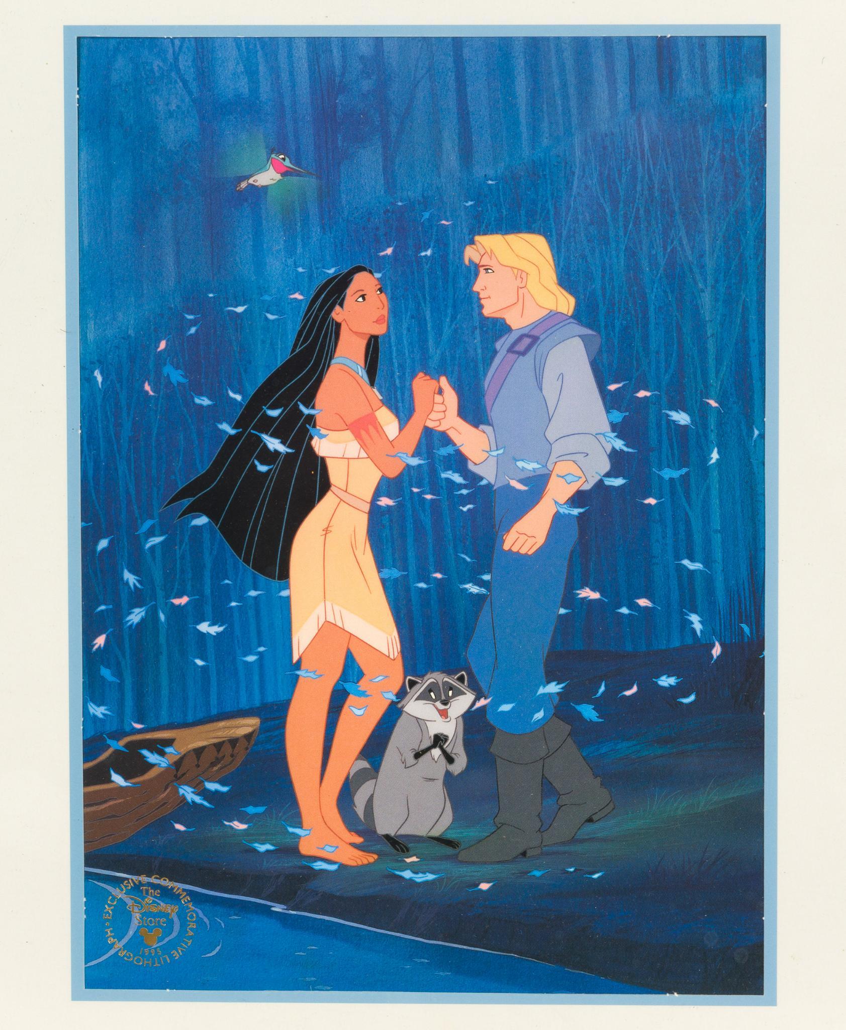 2 Disney Pocahontas Lithographs