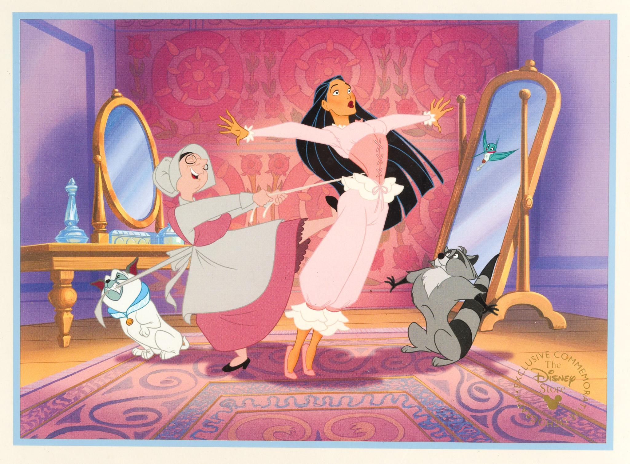 2 Disney Pocahontas Lithographs