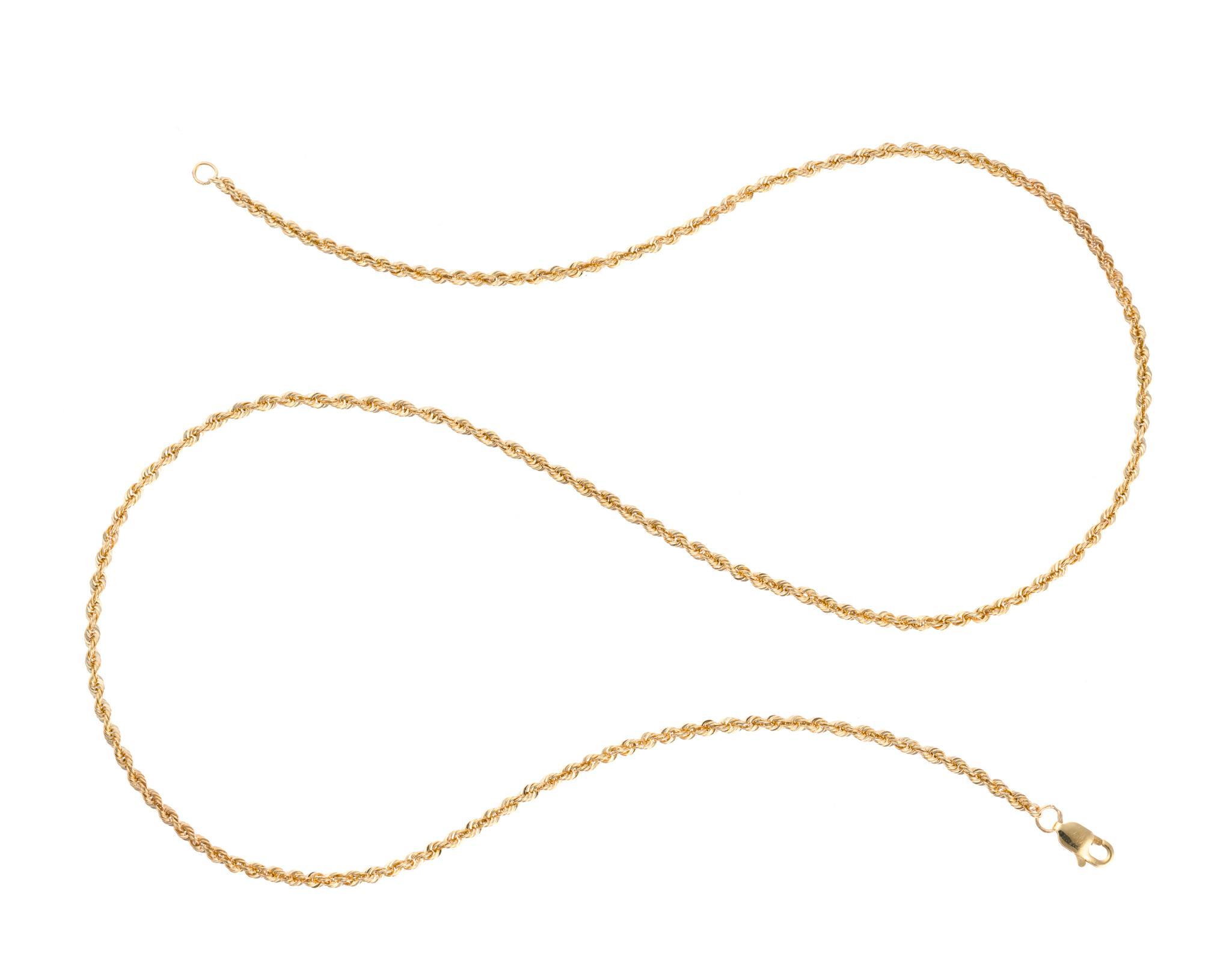 14K Gold Chain Necklace