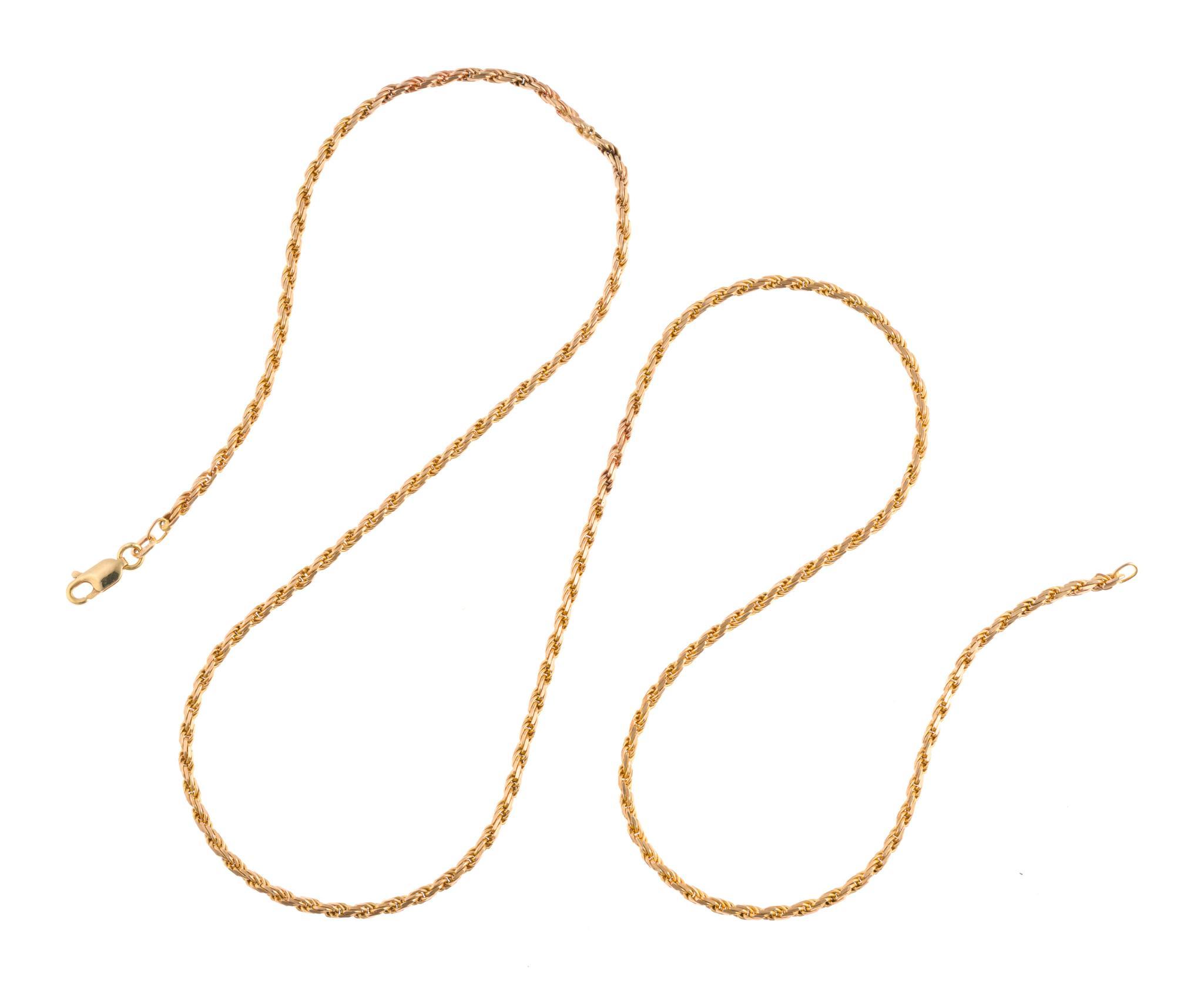 14K Gold Chain Necklace