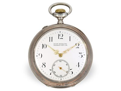 Pocket watch: Emperor Wilhelm gift watch, Dürrstein Dresden, No. 553245, circa 1898: Approx. Ø 