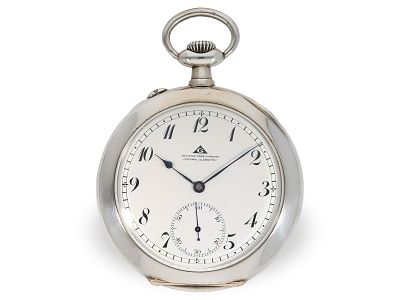 Pocket watch: rare Glashütte precision pocket watch, Präzisionsuhrenfabrik Glashütte type 3 