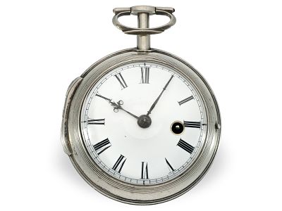 Pocket watch: very fine verge watch, royal watchmaker Benjamin Gray, London, HM 1738: Ca. Ø 