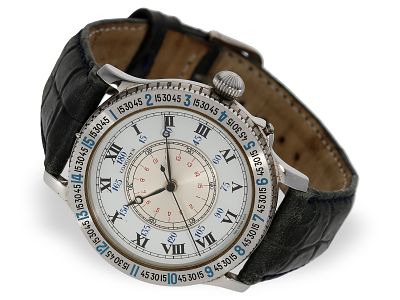 Wristwatch: vintage Longines pilot's watch “Longines Lindbergh Hour Angle” from 1994 with 