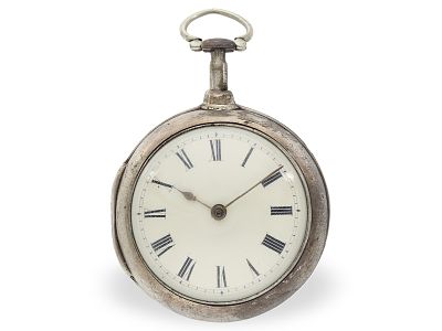 Pocket watch: Technically extremely rare double-wheel Omskirk escapement, James Ryland Omskirk 