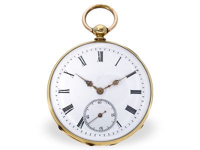 Pocket watch: Robert Roskell Liverpool with very rare calibre, ca. 1860: Ca. &Oslash;47mm, ca. 65g 