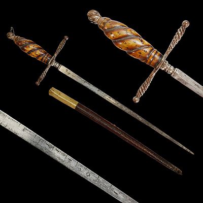 An Italian Gunners, Artilleryman's Stiletto Dagger, late 17th century. Item details 