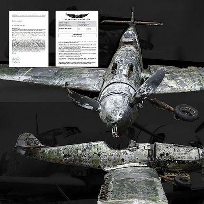 Extremely rare German Luftwaffe Bf-109F-4/TROP, Werk No 8694, Messerschmitt, Built in September 1941