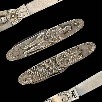 Folding Knife with Political Iconography, Germany, Marked “Solingen 1932”. Item details 