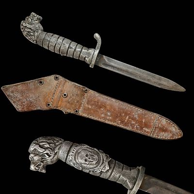 German Presentation or Souvenir Knife in the Style of Third Reich Daggers, 20th Century. Item 