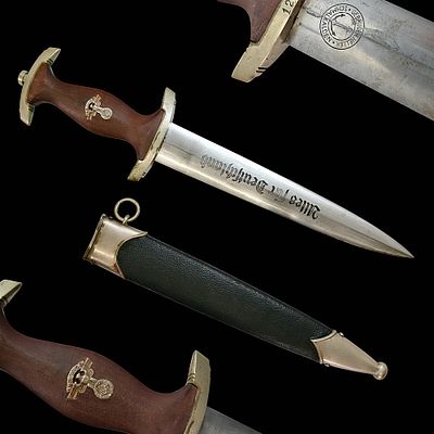 Third Reich, NSKK Dagger, Gebruder Heller Schmalkalden, German. Item details 
Description 