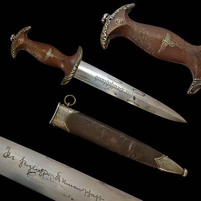 Third Reich SA Honor Dagger with Ernst Rohm Dedication - E.D. Wusthof, Solingen. A SA Honor Dagger.