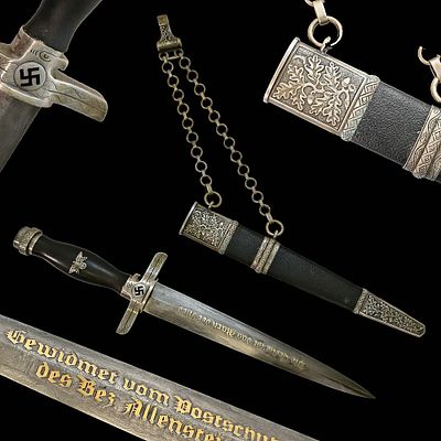 Third Reich Postschutz Officer's Award Dagger, model 1939. Item details 
Description 
Third 