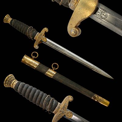 Water Customs Official’s Dagger, Germany, Third Reich, E. & F. Horster. Item details 