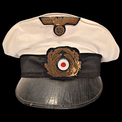 WWII Nazi German NCO of the Kriegsmarine visor cap. Item details 
Description 
WWII Nazi German 