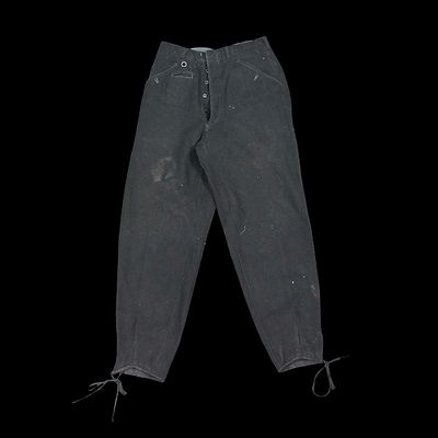 WWII Nazi German Black Wool Panzer Trousers, Pants. Item details 
Description 
WWII Nazi German 