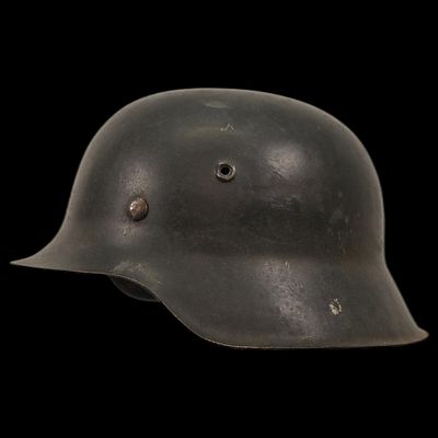 WWII Nazi German M42 Combat Helmet. The helmet shows signs of wear. Item details 
Description 