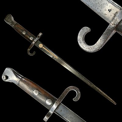 A Rare Dutch Model 1895 Mannlicher Infantry Bayonet by OEWG Steyr. Item details 
Description 
A 