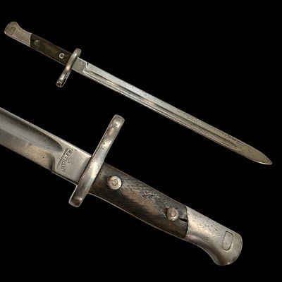 A Spanish Model 1913 Mauser Bayonet for the Model 1916 Carbine, Fabrica Nacional de Toledo. Item 