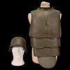 Rare German WWI Trench Armor Set (Sappenpanzer and Stahlhelm M1916), ca. 1916 – 1918. Item Изображение - 1