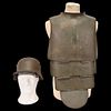 Rare German WWI Trench Armor Set (Sappenpanzer and Stahlhelm M1916), ca. 1916 – 1918. Item Изображение - 3
