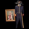 Rare Royal Spain WW2 Senior Officer Ceremonial Clothing Set with Owner Portrait. Item details Изображение - 1