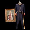 Rare Royal Spain WW2 Senior Officer Ceremonial Clothing Set with Owner Portrait. Item details Изображение - 3