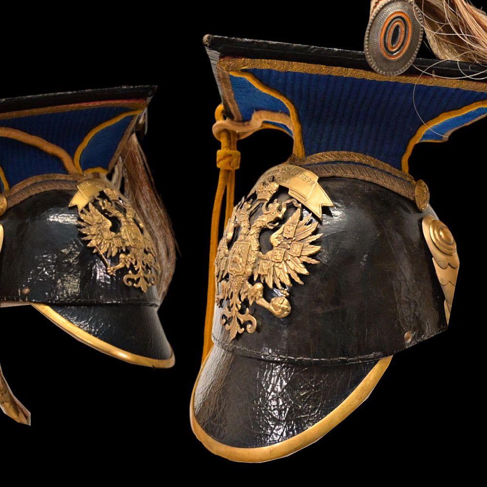 Rare Uhlan officer's helmet, "confederate" form, Life Guards Uhlan Regiment, Russian Empire, 19th С