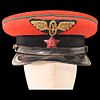 Rare Soviet VOSO (Military Transport Services) Station Commandant Visor Cap, 1940s. Item Изображение - 1
