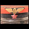 Rare Soviet VOSO (Military Transport Services) Station Commandant Visor Cap, 1940s. Item Изображение - 6