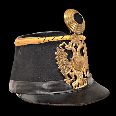 Infantry Shako lance-corporal M.1871. Austria-Hungary, late 19th century. Item details 