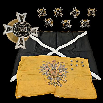 Russian Banners and White Movement General Markov Regiment Badges by E. Mardini. Item details 