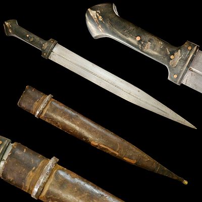 A Dagger "KAMA" Russian Empire, Caucasian, Horn Hilt, 19th/20th Century. Item details 