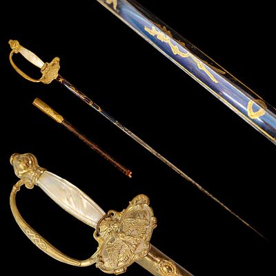 French Smallsword of the Officer of the Powder Department, model 1852. Item details 