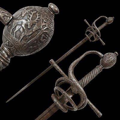 Beautifully decorated Rapier, Germany. 19th century. Item details 
Description 
Rapier 