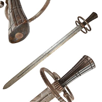 A Katzbalger Landsknecht Sword, in the style of the 16th century. Item details 
Description 
A 