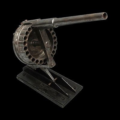 French marine revolver for use on light ships.Last quarter of the 19th century. Item details 