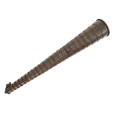 A very rare Chinese iron, forged cannon from the Ming Dynasty from the 17th century. Item 
