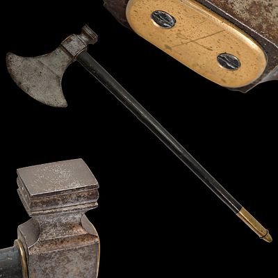 Stunning, Large Size, Sapper Engineer's Axe, France, First Empire, early 19th century. Item 