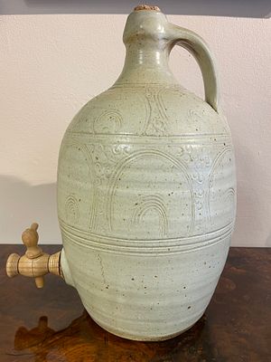 A Winchcombe Pottery Cider Jar By Ray Finch. A Quality Winchcombe Pottery Cider Jar By Ray 