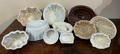 11 Victoian Jelly Moulds