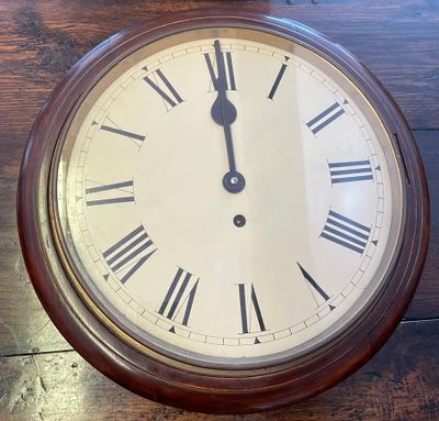 Station Clock with fusee movement