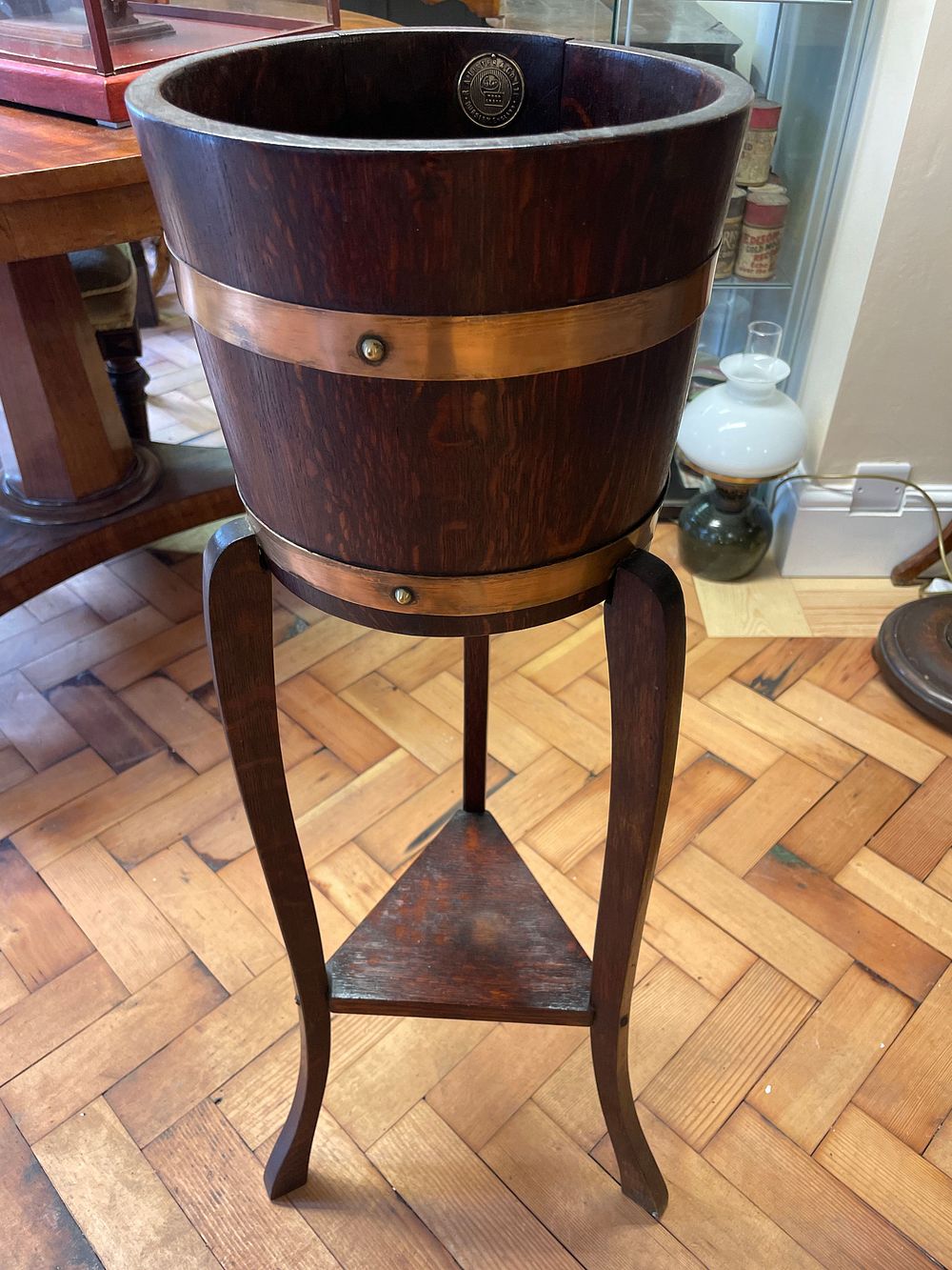 Lot 307 – An Early 20th Century R.A. Lister & Co. Oak Arts and Crafts Planter