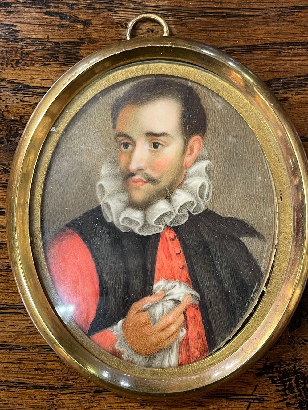 Lot 339 – An 18th-Century Portrait Miniature of a Gentleman in 16th-Century Dress after Paolo Veronese