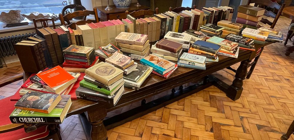 Lot 369 – A Collection of over 130 Books about the life and times of Sir Winston Churchill