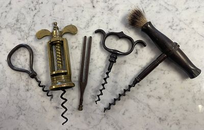 Four 19th Century Corkscrews And A Tuning Fork