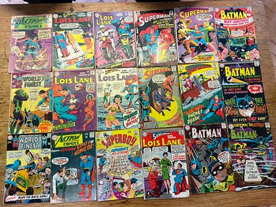 A Collection of 18 Silver Age DC Comics. This collection consists of 18 Silver Age comic books 